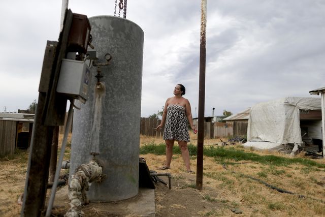 California Drought Dry Town